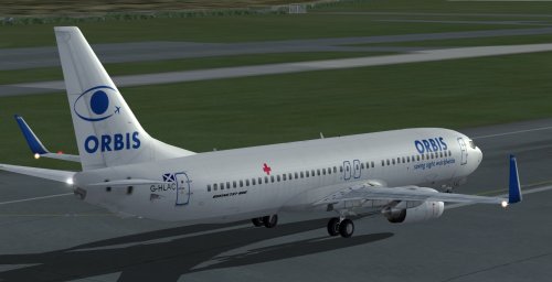 ORBIS B737-800 G-HLAC