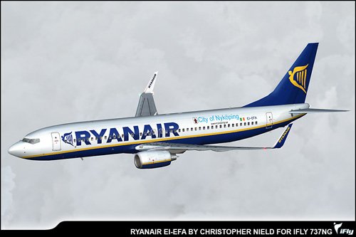 Ryanair EI-EFA \'City of Nykoping\'