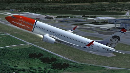 Norwegian 737-800 LN-NOM