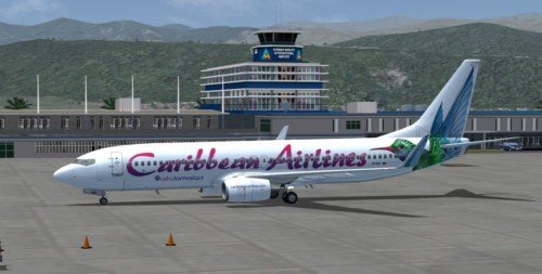 Caribbean Airlines B737-8Q8 9Y-BGI