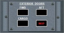 FS9 and FSX All in one Door Gauge