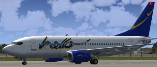 FS9 Hello HB-JIY 737-700