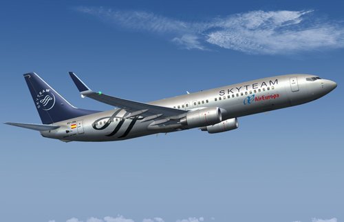 FS9 B737-85P Air Europa SKYTEAM