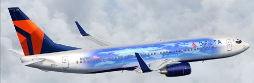 FS9 Delta B800 Worldflight Livery