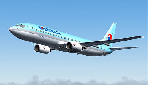 FS9 Korean Air 737-800 HL7557