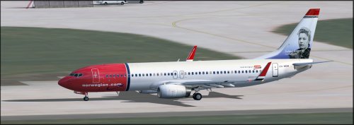FS9 Norwegian Air Shuttle LN-NOH