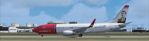 FS9 Norwegian LN-NOF 737-800