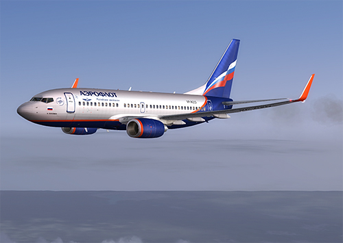 FS9 Aeroflot livery for iFly 737-700