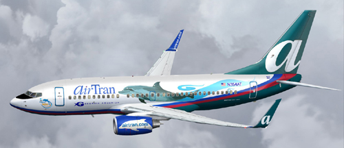 FS9 Airtran Georgia Aquarium B700