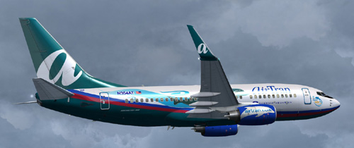 FSX Airtran Georgia Aquarium B700