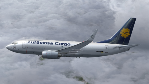 Lufthansa Cargo B700 HD Desktop Wallpapers