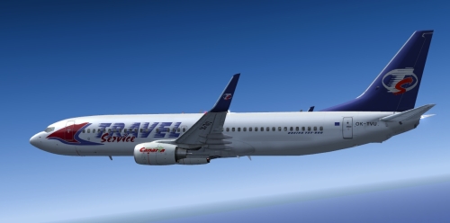 FS9 Travel Service 737-800 OK-TVU
