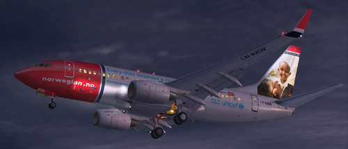  FSX Norwegian B700 LN-KKW 