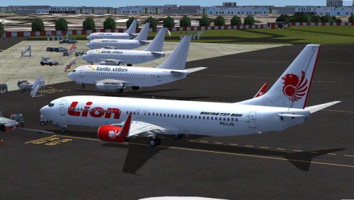 FS9 Lion Air B737-800 PK-LJQ by Gilang Ramadhan.