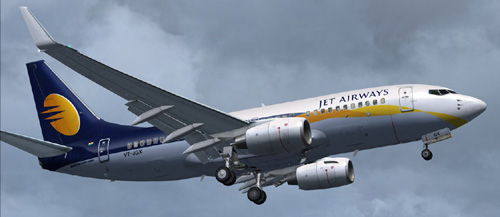 FS9 Jet Airways B700