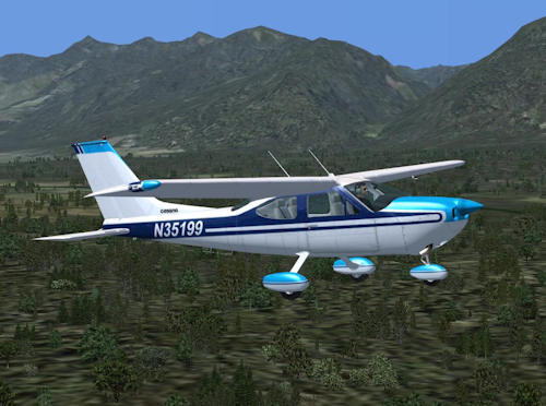 Flight1 Cessna 177B Cardinal in N35199 livery