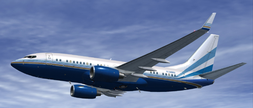 FSX BBJ N108MS