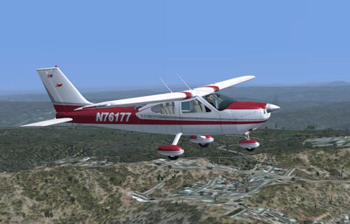 Flight1 Cessna 177B Cardinal in N76177 livery