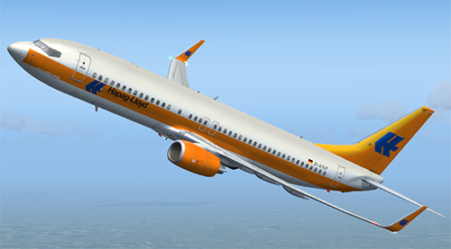 FS9 B737-800 Hapag Lloyd (TUIFly) D-ATUF