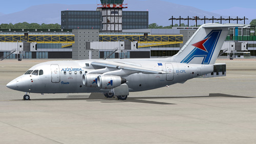 Quality Wings Simulation Azzurra Air AVRO RJ70