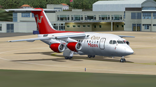 QualityWings Avro RJ85 EuroManx