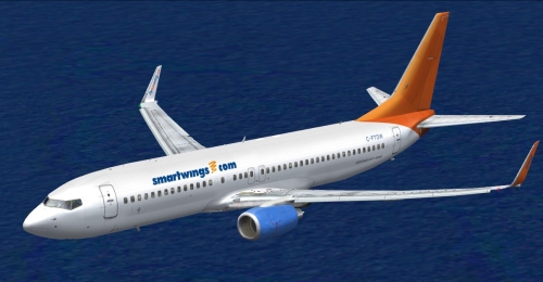 FS9 SmartWings Sunwing Airlines 737-808 C-FTDW