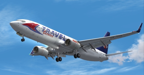 FS9 Travel Service 737-8CX OK-TVO