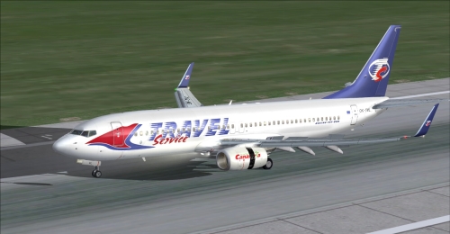 FS9 Travel Service 737-8FN OK-TVL