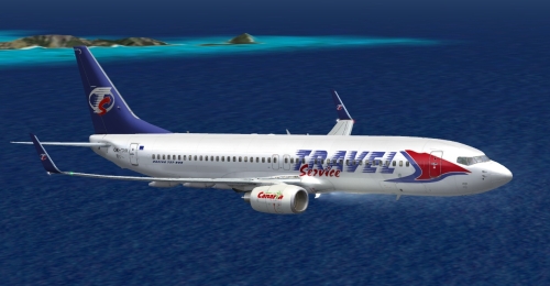 FS9 Travel Service 737-86N OK-TVK