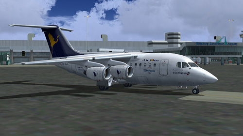 Quality Wings Simulation Avro RJ70 Transwede Airlines