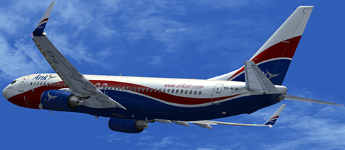 FS9 B737-800 Arik Air 5N-MJN Eddington