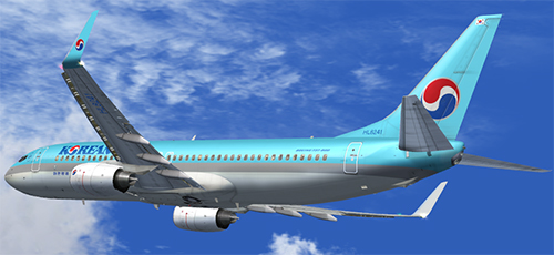 FS9 B737-800 Korean Air HL8241