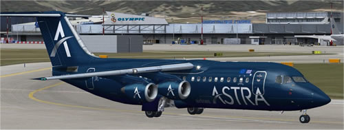 QWings RJ100 ASTRA Airlines