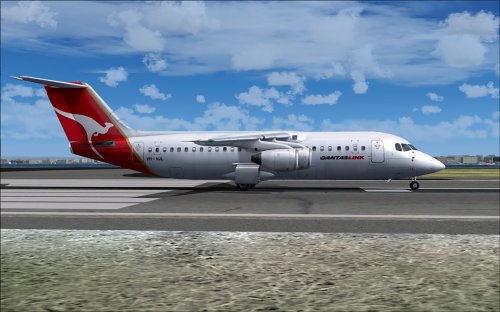 Quality Wings Avro RJ100 QantasLink VH-NJL