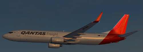 FSX Qantas Freight B900