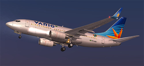  FSX Varig B700 