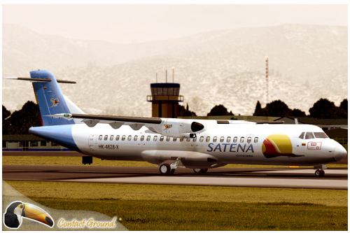 Satena Colombia Flight1 ATR 72-500