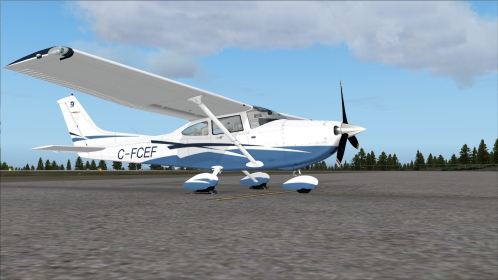 FSX Cessna 182T Skylane, Canadian reg. C-FCEF