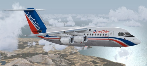 QWings Avro RJ85 Lan Chile FSX