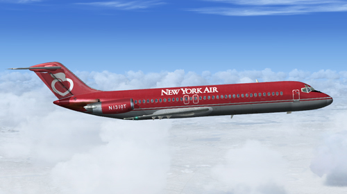 Coolsky DC-9 in New York Air colors
