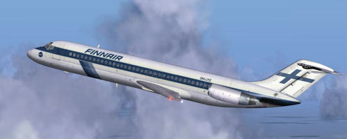 Coolsky DC-9 Classic in Finnair OOH-LYZ livery