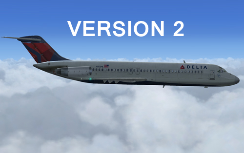Version 2 of the Delta 2007 repaint for the Coolsky DC-9