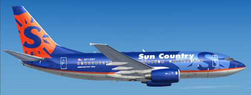 FS9 Sun Country B737-700 N712SY
