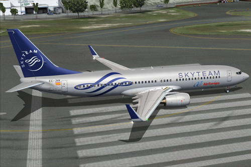 FS9 Air Europa Skyteam livery 738