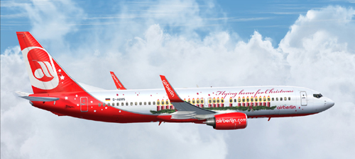 FS9 Air Berlin B800 Flying home for christmas 2013