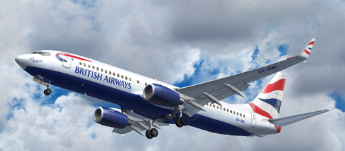 FS9 Comair British Airways B800