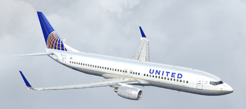 FS9 all new United B737-800