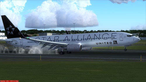 FS9 United 737-900ER Star Alliance fictional