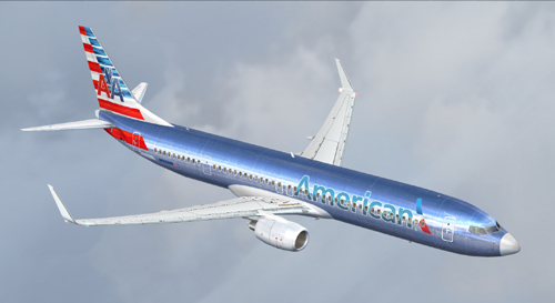 FS9 B737-900ER American Airlines cross livery