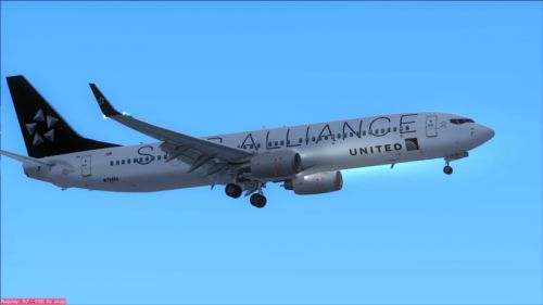 FS9 United Star Alliance B737-900R fictional FIX.